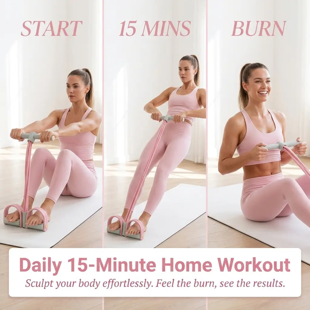 4 in 1 pedal resistance band
